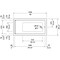 Duravit Bathtub Starck New, 59"x29 1/2", Built-In, 59" L, 29-1/2" W 700332000000090 - alternate 3